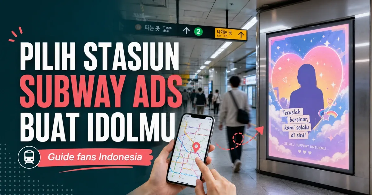 Subway Ads Korea: Cara Pilih Stasiun yang Pas buat Iklan Idolmu