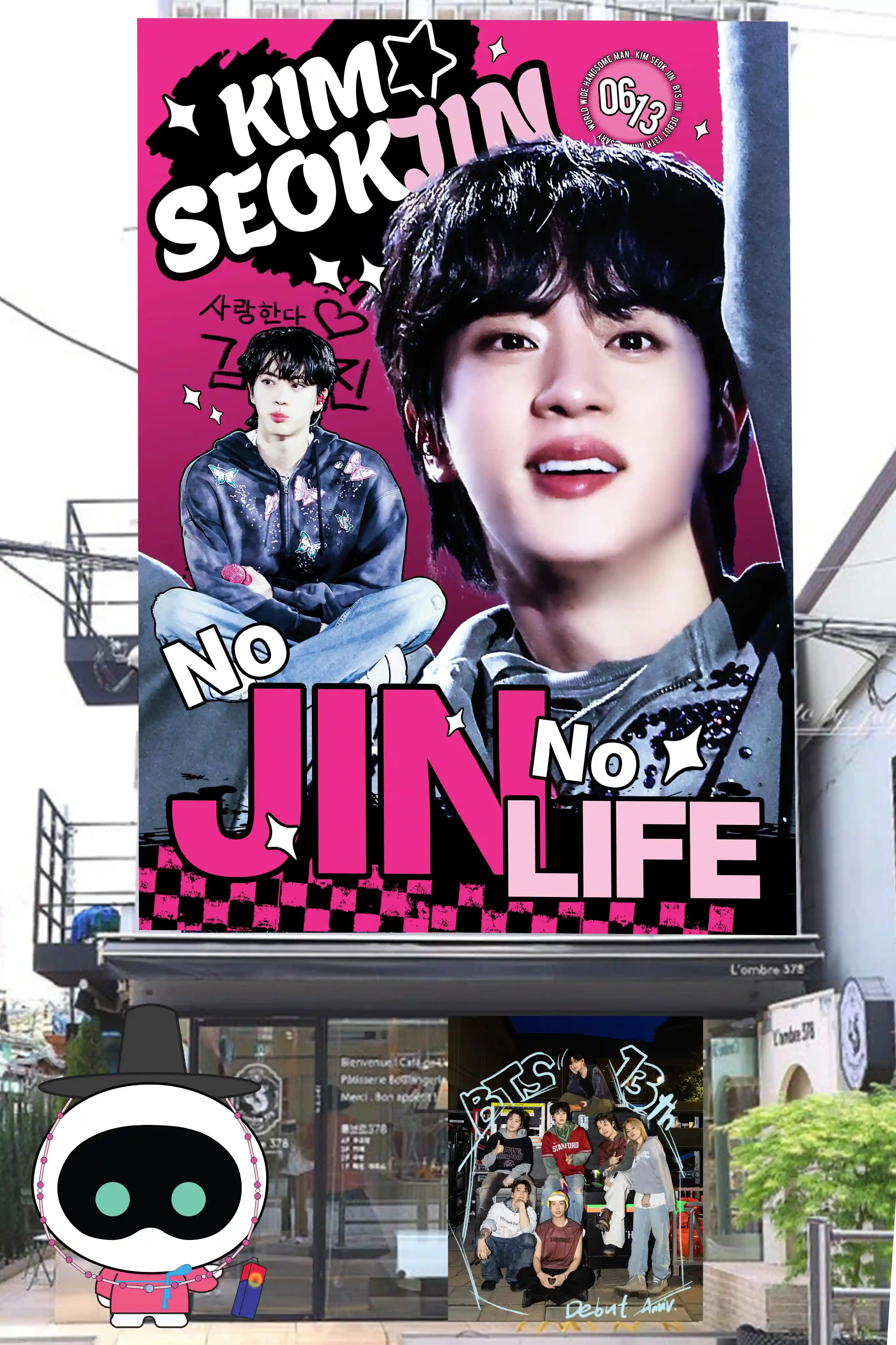 JIN, I'm happy to meet such a beautiful you