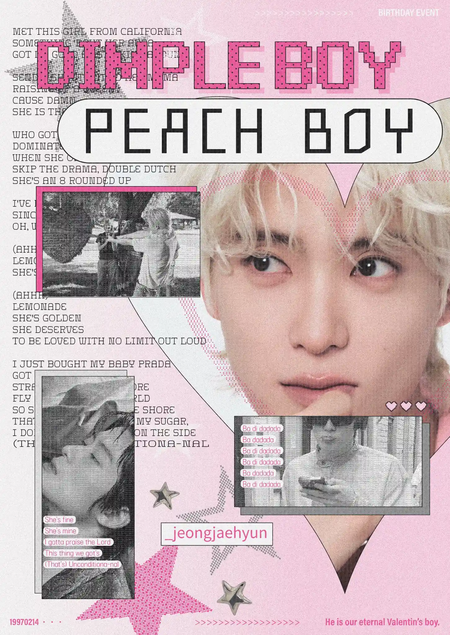 DIMPLE BOY PEACH BOY