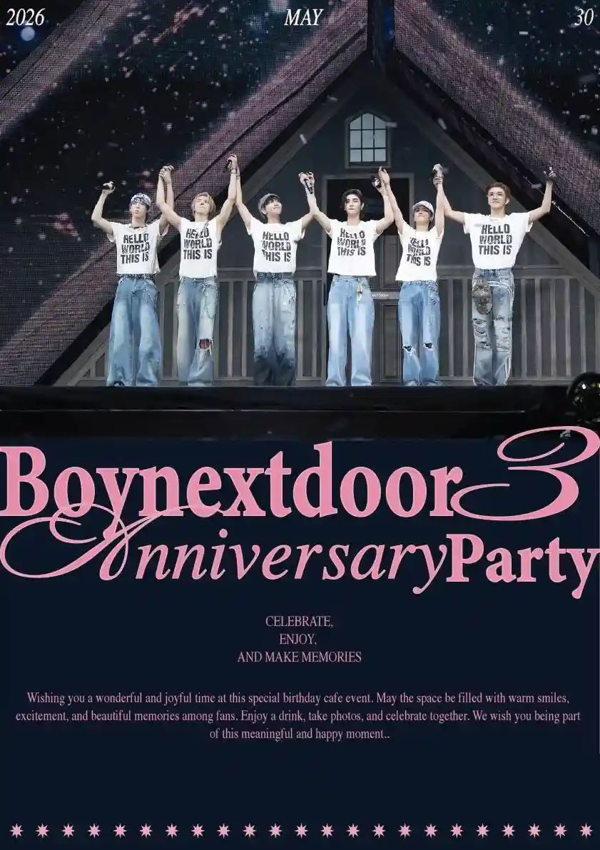 Boynextdoor 3rd Anniversary Party
